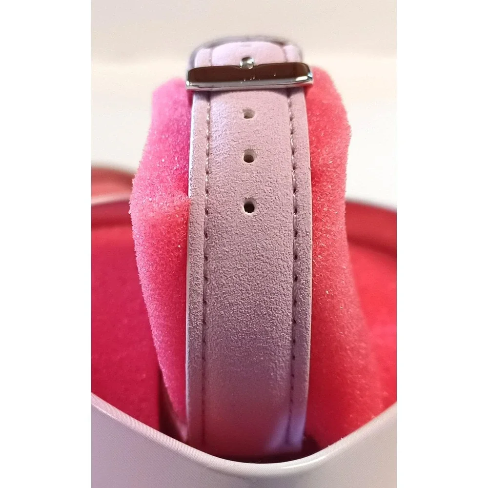 I Love Lucy Watch NWT Pink Band Chocolate Factory Job Switching Heart Tin